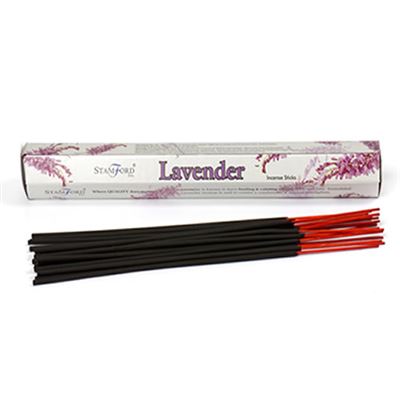 Lavender Incense Sticks Hexagonal Pack Stamford 20